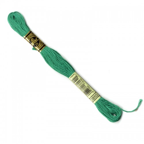 DMC Embroidery Thread - Green Colour 3850 