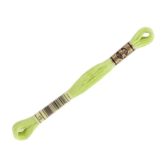 DMC Embroidery Thread - Apple Green Colour 15