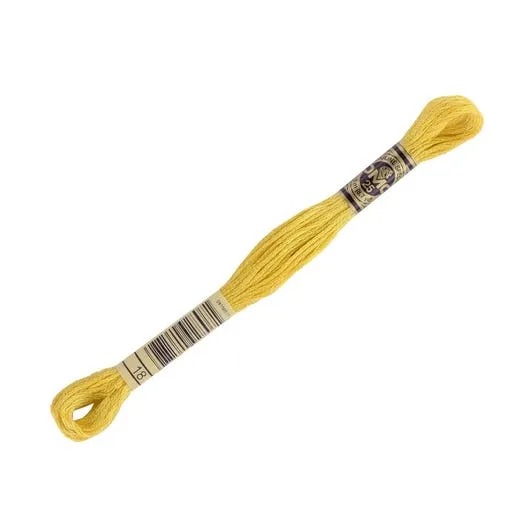 DMC Embroidery Thread - Mustard Yellow Colour 18