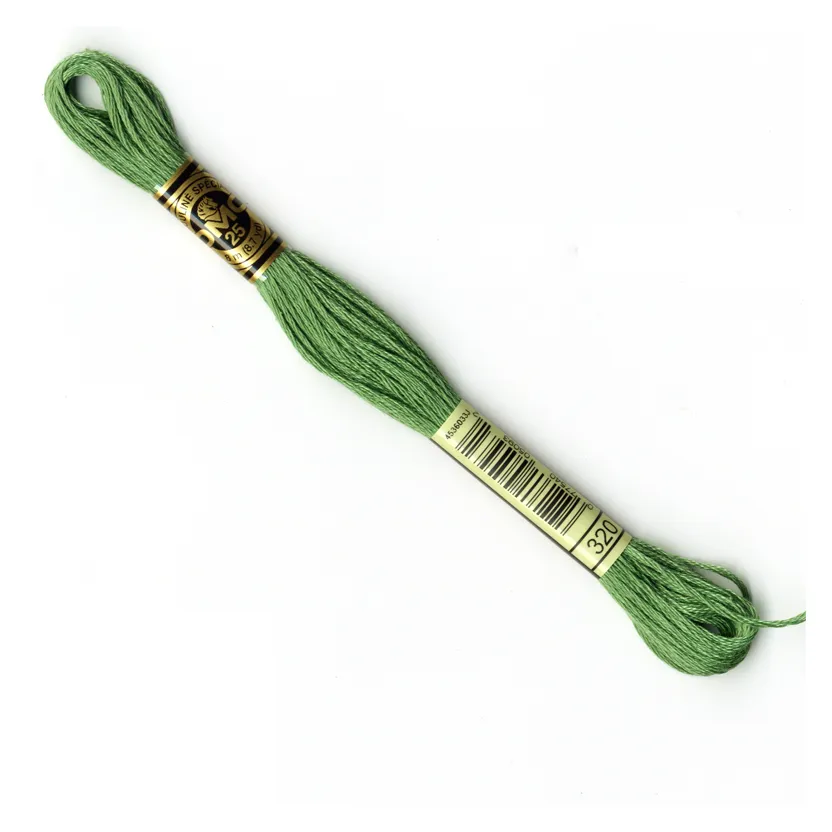 DMC Embroidery Thread - Green Colour 320