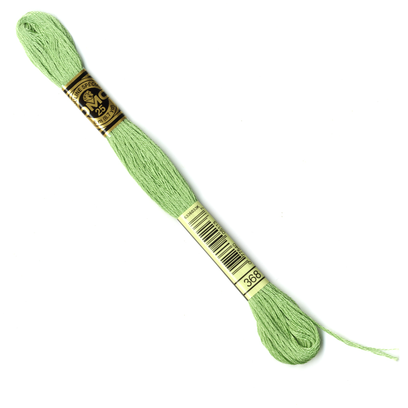 DMC Embroidery Thread - Green Colour 368