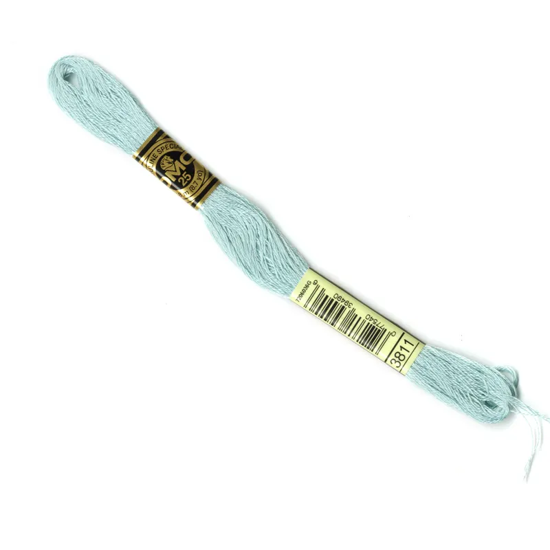 DMC Embroidery Thread - Light Blue Colour 3811