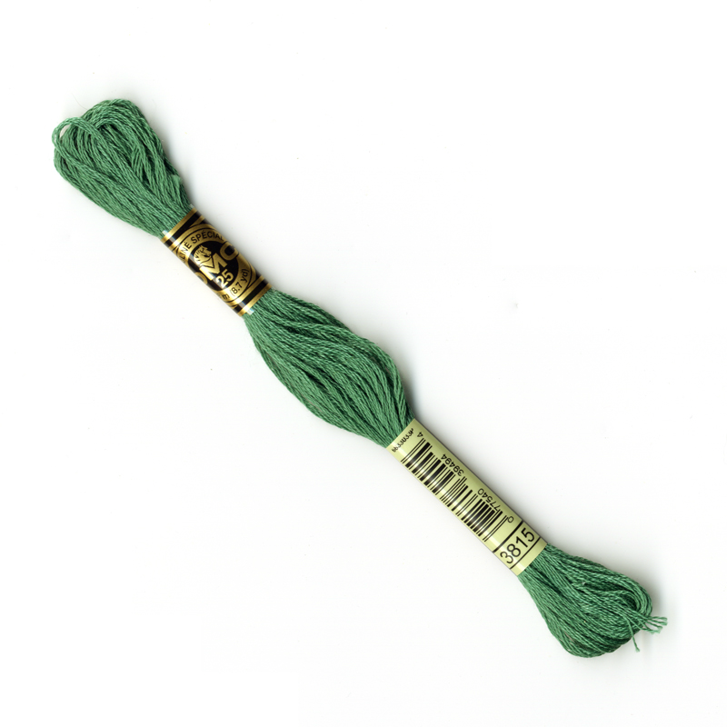 DMC Embroidery Thread - Green Colour 3815