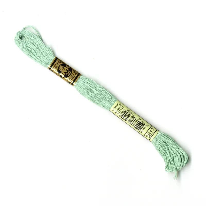 DMC Embroidery Thread - Green Colour 3817