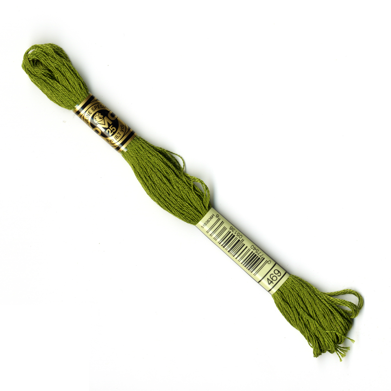 DMC Embroidery Thread- Green Colour 469