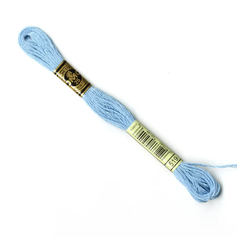 DMC Embroidery Thread - Sky Blue Colour 519