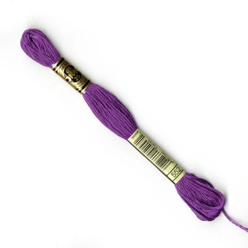 DMC Embroidery Thread - Purple Colour 552