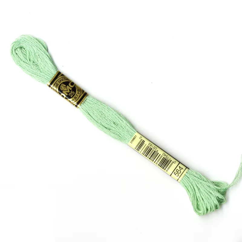 DMC Embroidery Thread - Light Green Colour 564