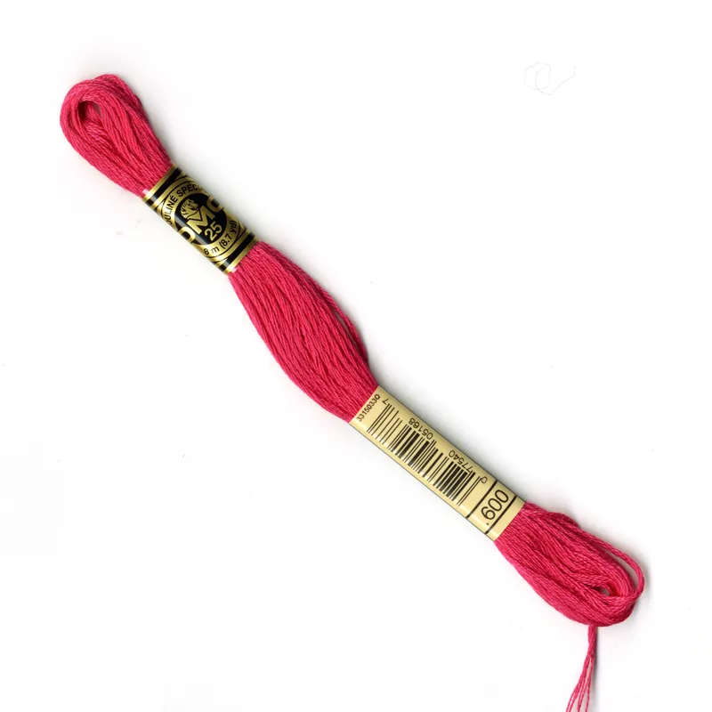 DMC Embroidery Thread - Dark Pink Colour 600