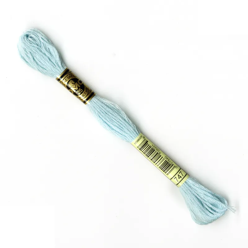 DMC Embroidery Thread - Blue Colour 747