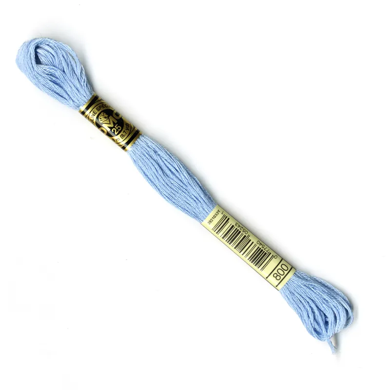 DMC Embroidery Thread - Blue Colour 800 