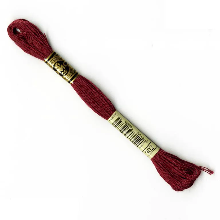 DMC Embroidery Thread - Maroon Colour 902