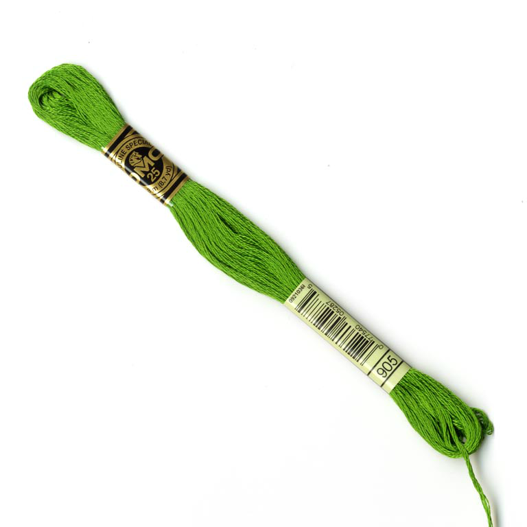 DMC Embroidery Thread - Green Colour 905