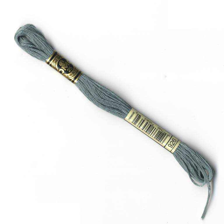 DMC Embroidery Thread -  Blue Grey Colour 926 