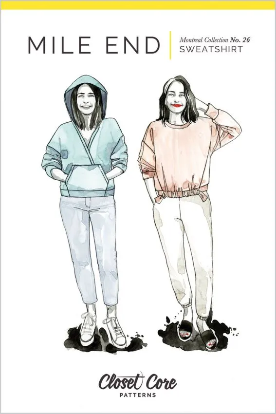 Closet Core - Mile End Sweatshirt Sewing Pattern