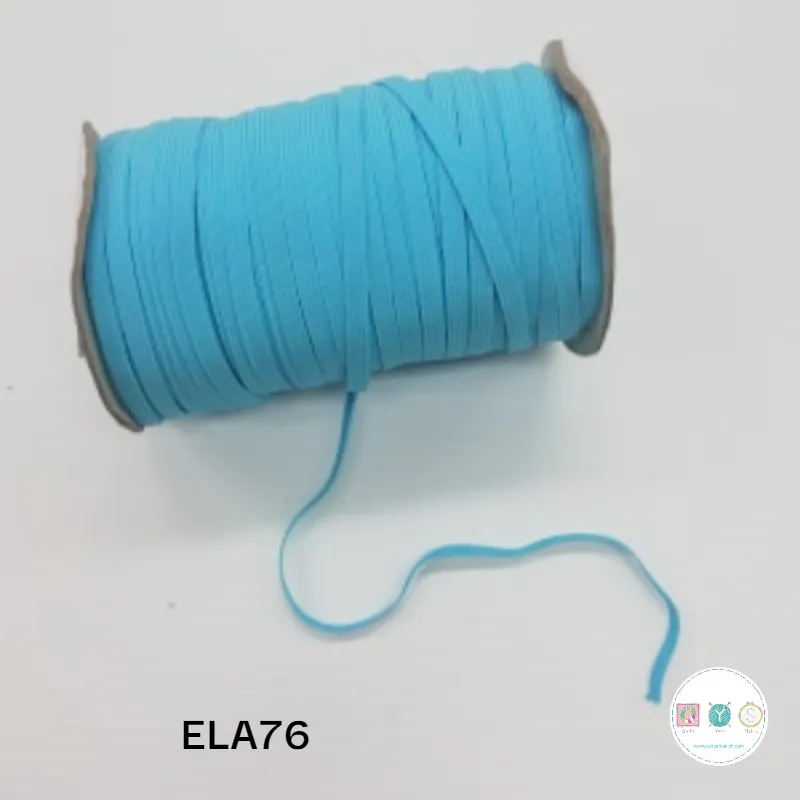 Turquoise Blue - 6mm - Flat - Haberdashery