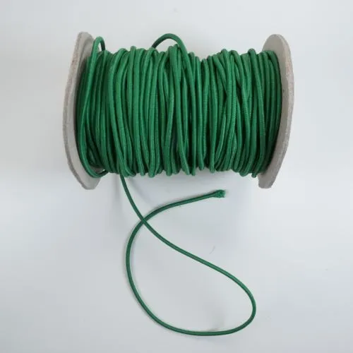 Elastic - 2mm Round Elastic Green