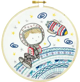 Embroidery Kit - Allo La Terre - Hello Earth by Un Chat dans L'aiguille