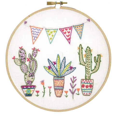 Embroidery Kit - Cactus by Un Chat dans L'aiguille