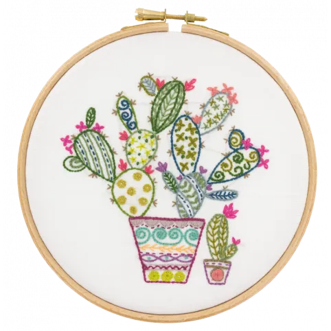 Embroidery Kit - Cactus by Un Chat dans L'aiguille