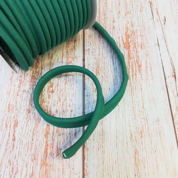 Piping in Emerald Green Col 362 - 18mm Wide by Fany