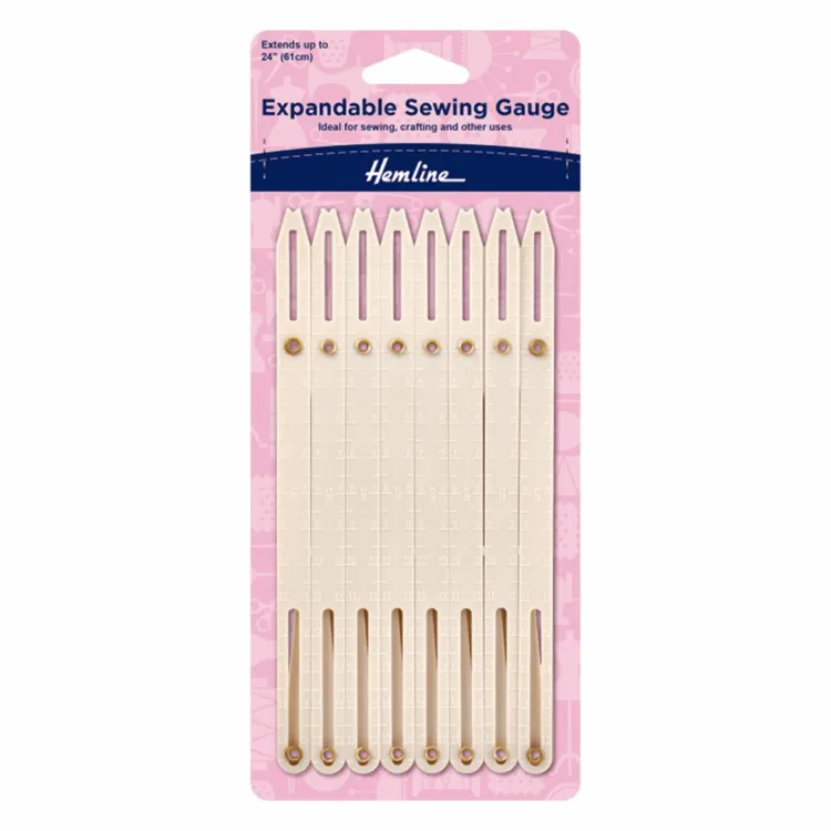 Dressmaking Expandable Sewing Gauge by Hemline 