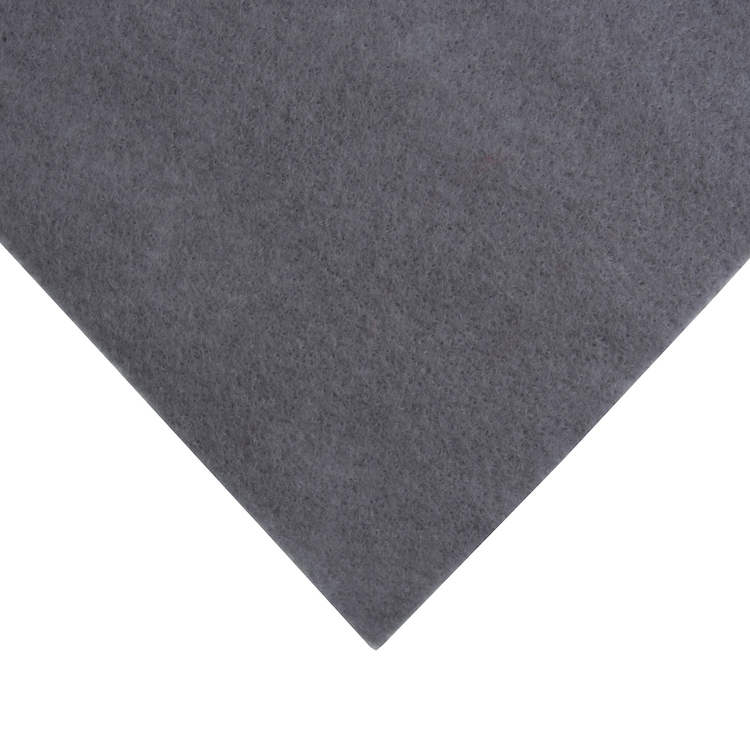 Wool Blend Felt Sheet in Steel Grey 6