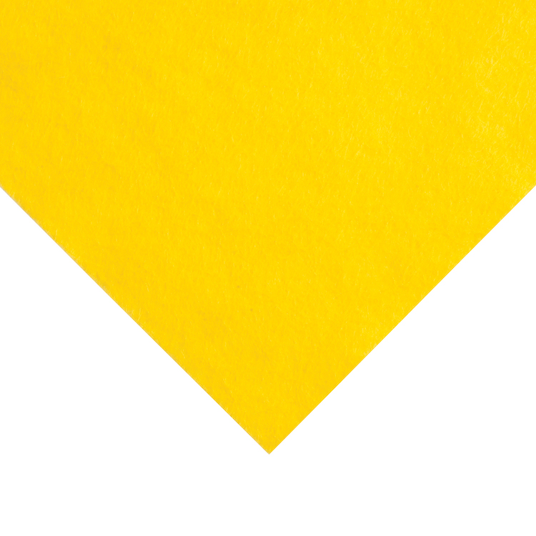 Wool Blend Felt Sheet in Olympian Yellow 118