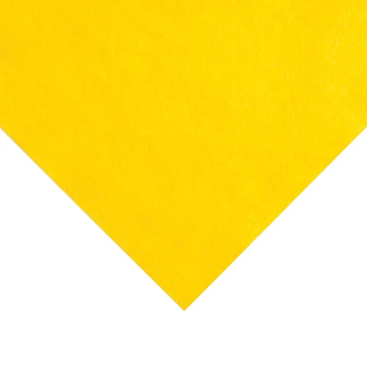 Wool Blend Felt Sheet in Olympian Yellow 118