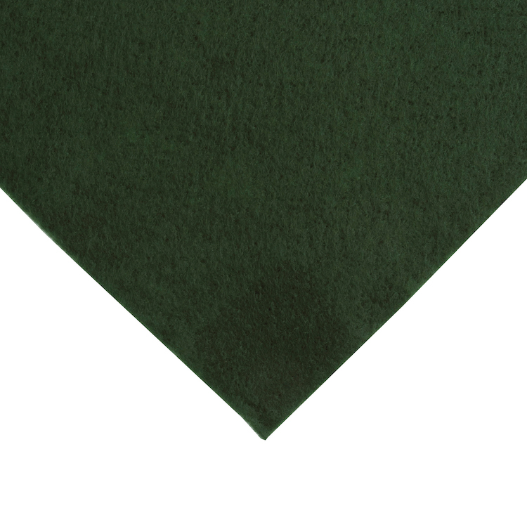 Wool Blend Felt Sheet in Dark Holly Green165