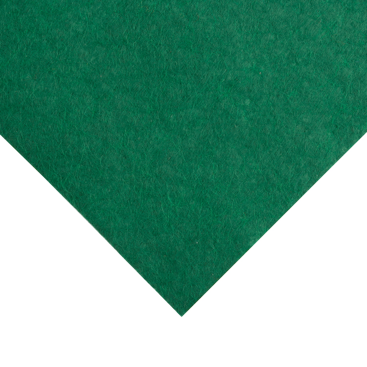 Wool Blend Felt Sheet in Verona Emerald Green 166