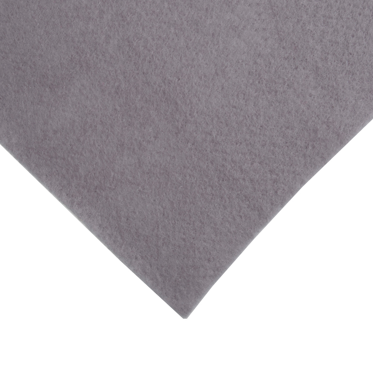 Wool Blend Felt Sheet in Silver Birch Grey 6329