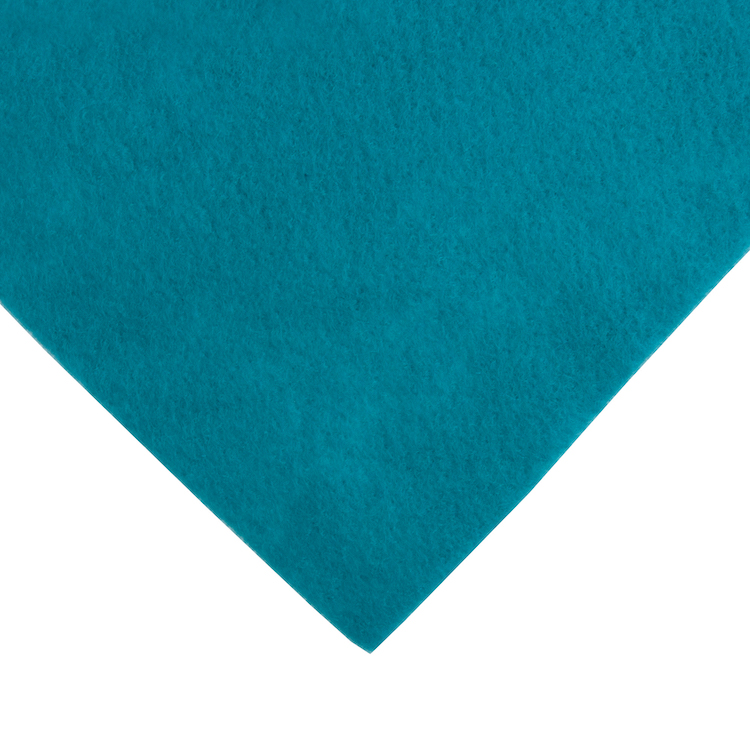 Wool Blend Felt Sheet in Caribbean Blue 6339