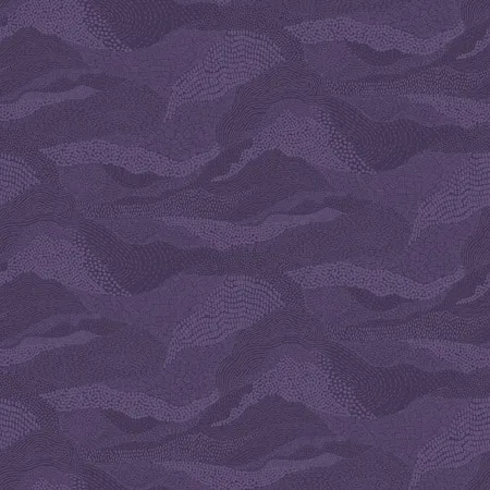 Quilting Fabric - Abstract Landscape in Purple From Figo Fabrics Elements by Ghazal Razavi for Figo 92007-87