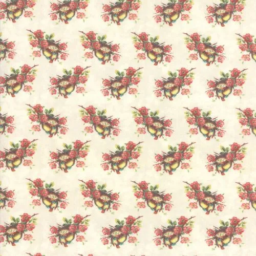 Quilting Fabric - Birds and Nests from Flea Market Mix by Cathe Holden for Moda Fabrics 7355 11