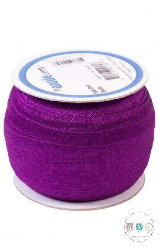 Tahiti Purple - Fold Over Elastic by Annie (foe) - 20mm - Ribbon - Haberdashery