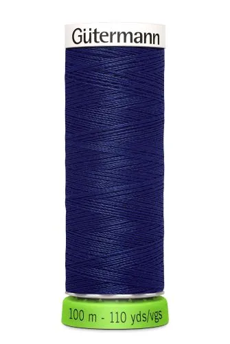 Gutermann Sew All Thread - French Navy Recycled Polyester rPET Colour 309