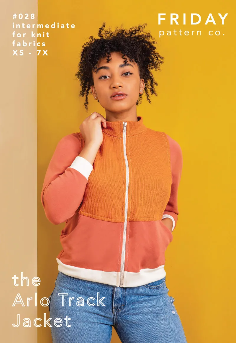 Friday Pattern Company - Arlo Track Jacket Unisex Sewing Pattern