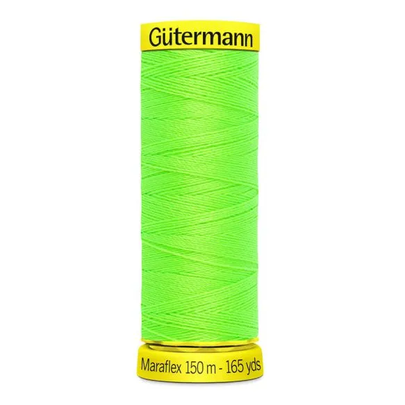 Gutermann Maraflex Thread - Neon Green Colour 3853