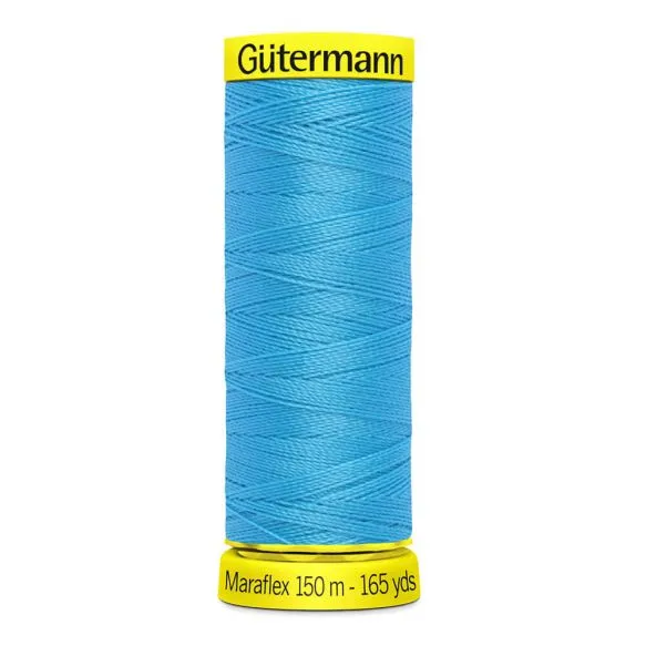  Gutermann Maraflex Thread - Turquoise Blue Colour 5396