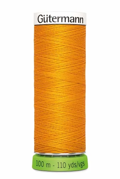 Gutermann Sew All Thread - Gold Recycled Polyester rPET Colour 362