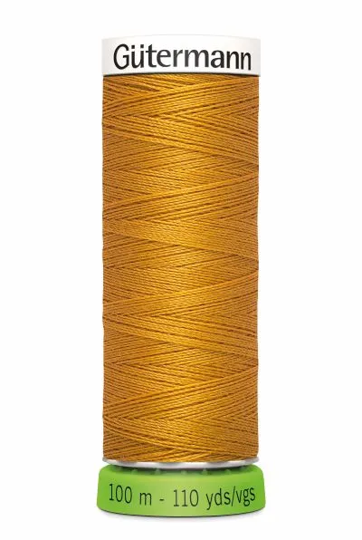 Gutermann Sew All Thread - Golden Brown Recycled Polyester rPET Colour 412