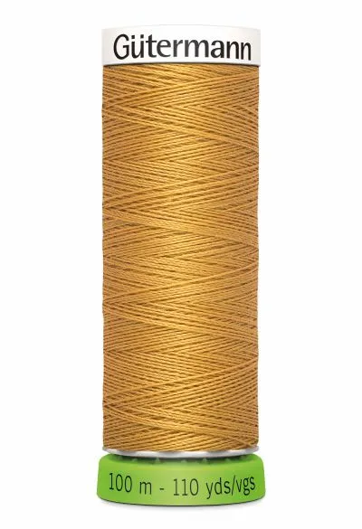 Gutermann Sew All Thread - Golden Brown Recycled Polyester rPET Colour 968