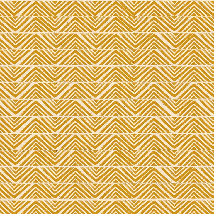 Quilting Fabric - Chevron Stripe in Mustard from Golden Hour by Alexia Abegg for Ruby Star Society RS4018 23