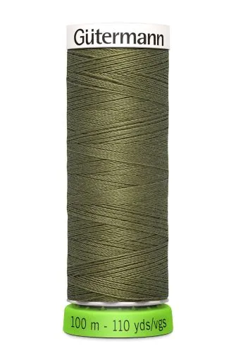 Gutermann Sew All Thread - Green Recycled Polyester rPET Colour 432