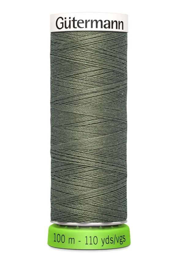 Gutermann Sew All Thread - Green Recycled Polyester rPET Colour 824