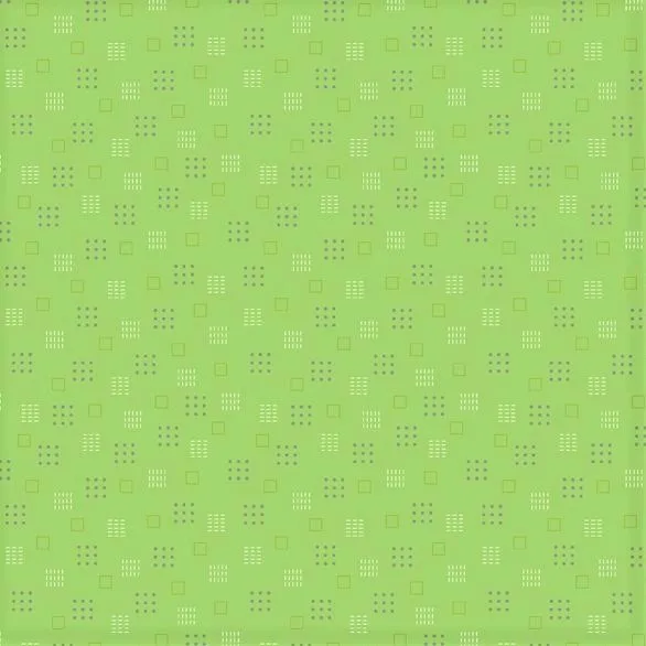 Quilting Fabric - Squares on Green from Autumn Love by Lori Holt for Riley Blake C7368