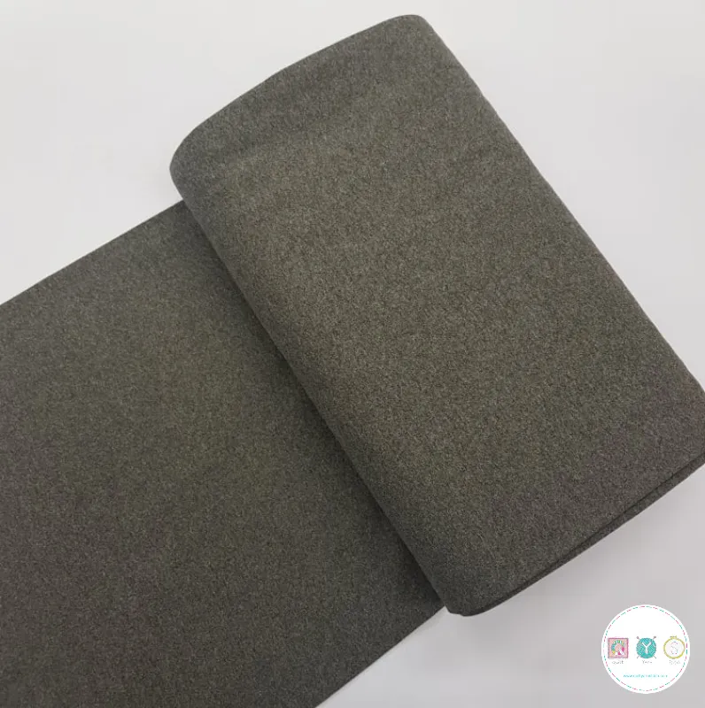 Cotton Jersey Fabric Tube in Dark Grey Melange