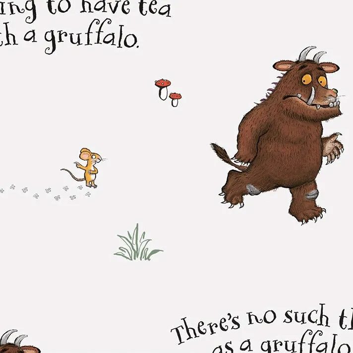 Quilting Fabric - Gruffalo with "No Such Thing" and "Going to Have Tea" from Visage Textiles