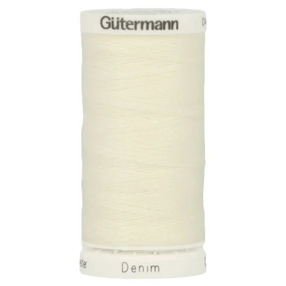 Gutermann Denim Thread -  Warm White Colour 1016 